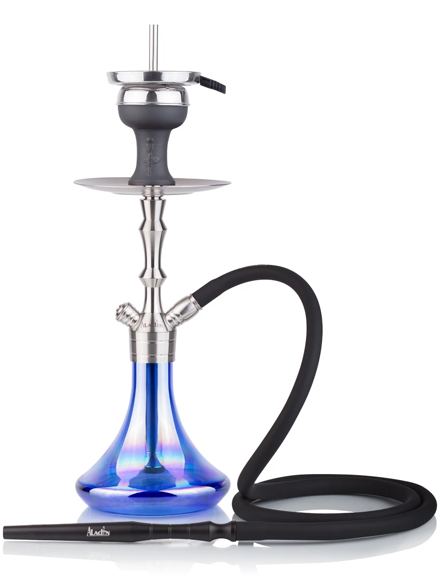 Narghilea Aladin MVP360 Full Shiny Blue | Narghilea 1 furtun